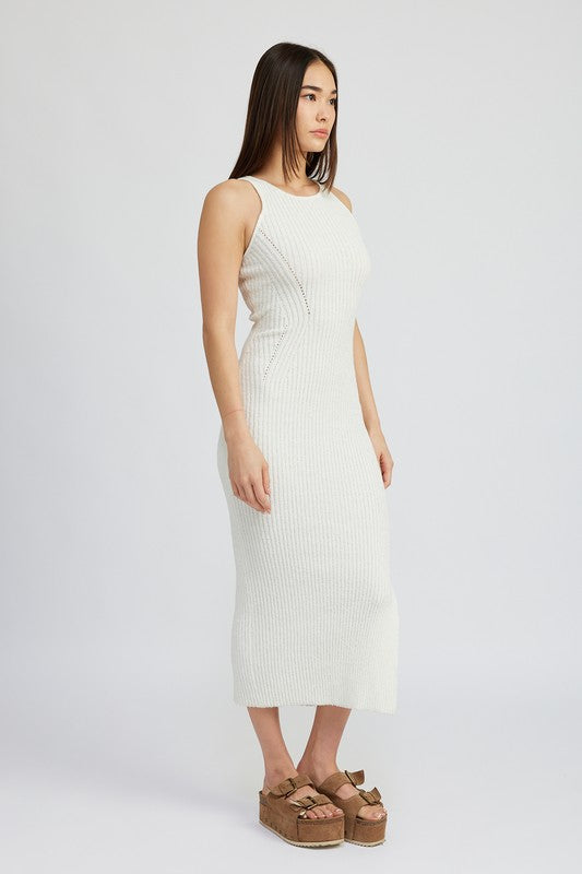 LEYLA CROCHET DRESS- BLUE