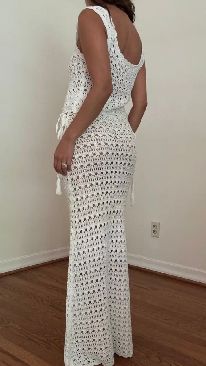 MIREYA CROCHET SKIRT SET~ PREORDER