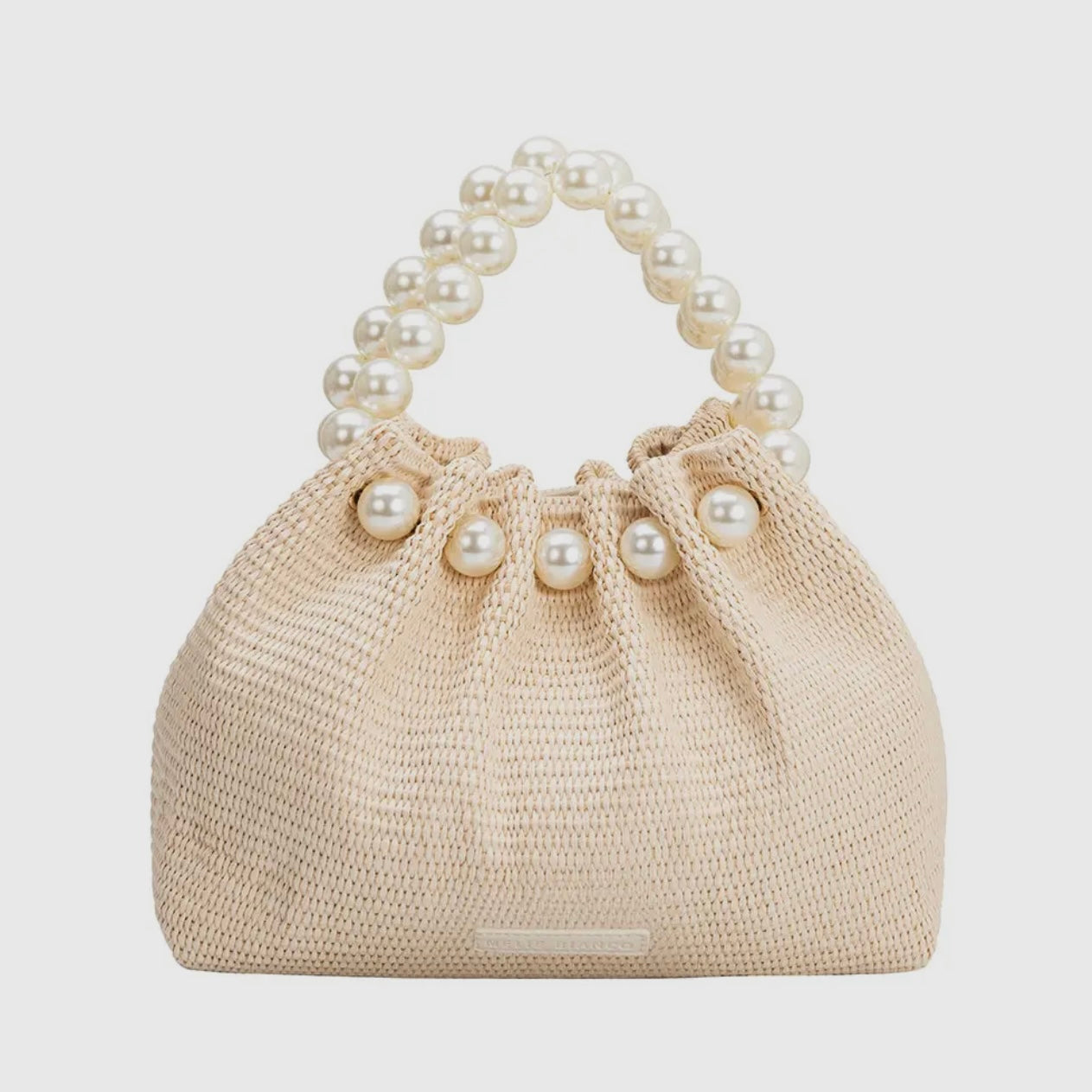 Josie Natural Small Straw Top Handle Bag