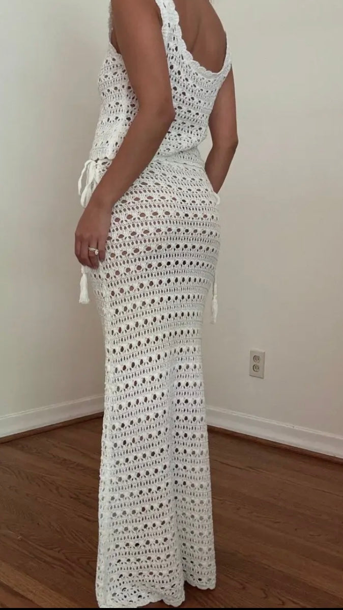 MIREYA CROCHET SKIRT SET~ PREORDER