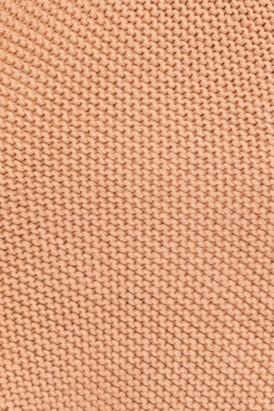 ALISHA CROCHET TOP- TAN