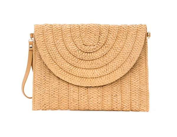 MARISSA STRAW CLUTCH