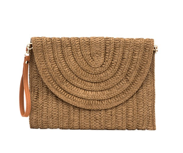 MARISSA STRAW CLUTCH