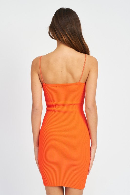 KORA DRESS- ORANGE