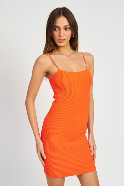 KORA DRESS- ORANGE