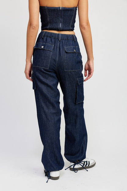 EVETTE DENIM PANTS