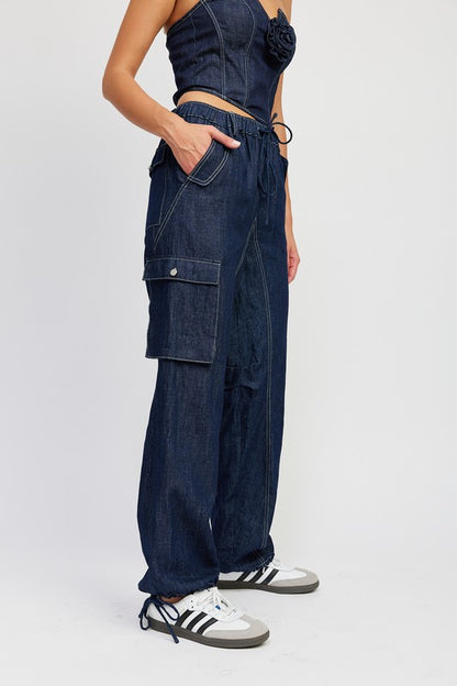 EVETTE DENIM PANTS