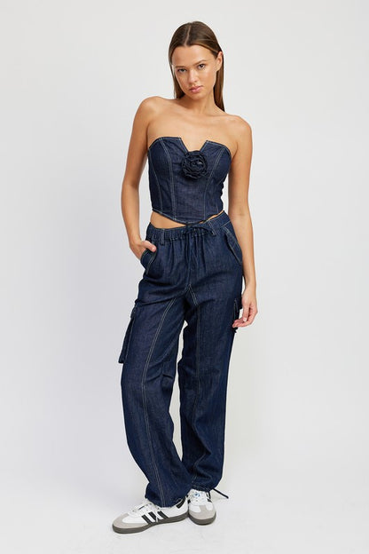 EVETTE DENIM PANTS