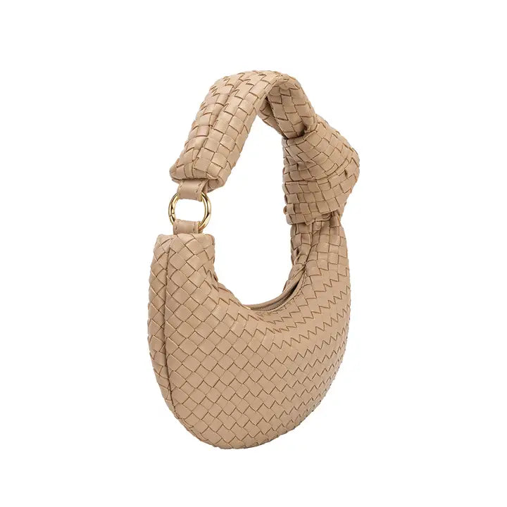 BRIGETTE KNOT MICRO BAG- MUSHROOM