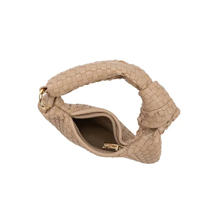 BRIGETTE KNOT MICRO BAG- MUSHROOM