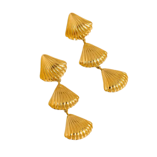 CELESTE SHELL DROP EARRING