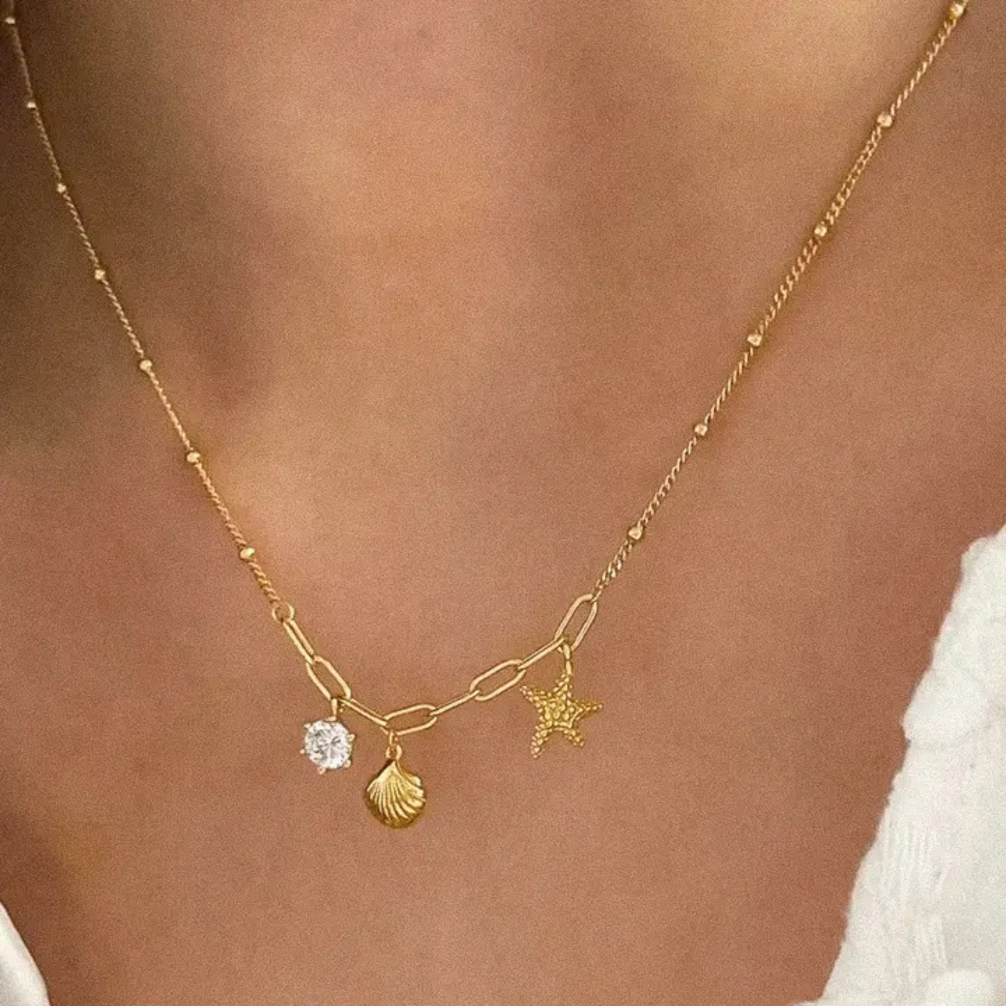 LUCIA CHARM NECKLACE