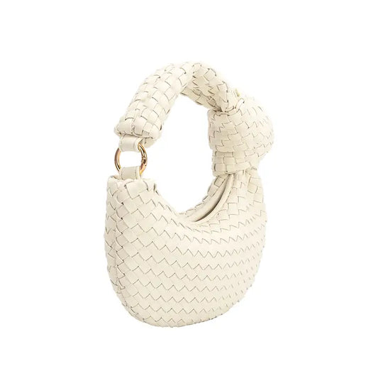 BRIGETTE KNOT MICRO BAG- IVORY