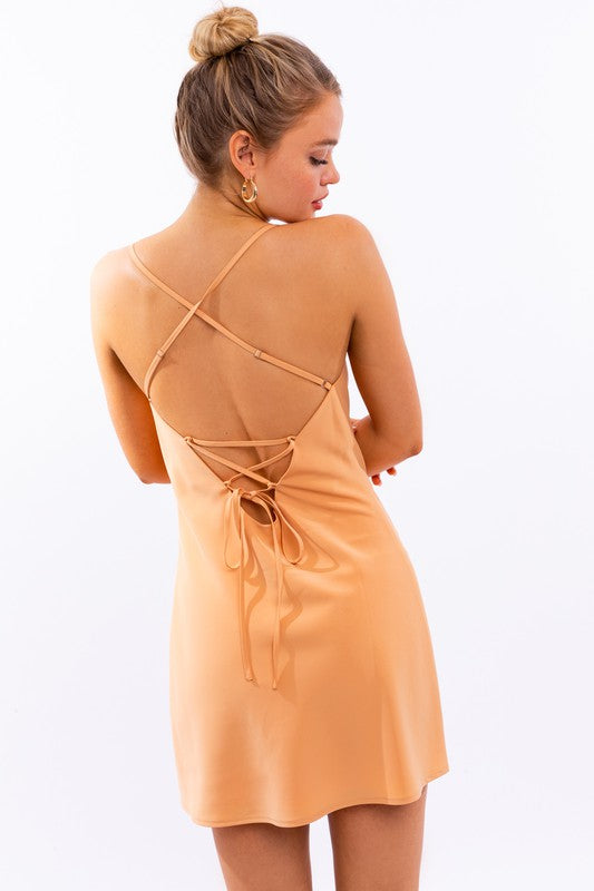 KALI DRESS- APRICOT