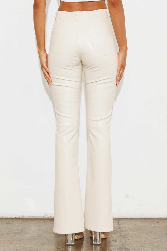 VIKI VEGAN LEATHER PANTS