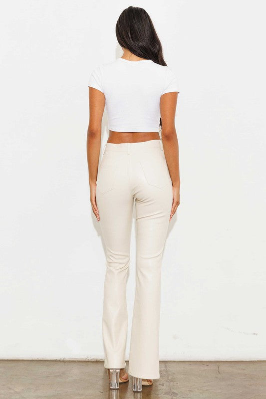 VIKI VEGAN LEATHER PANTS